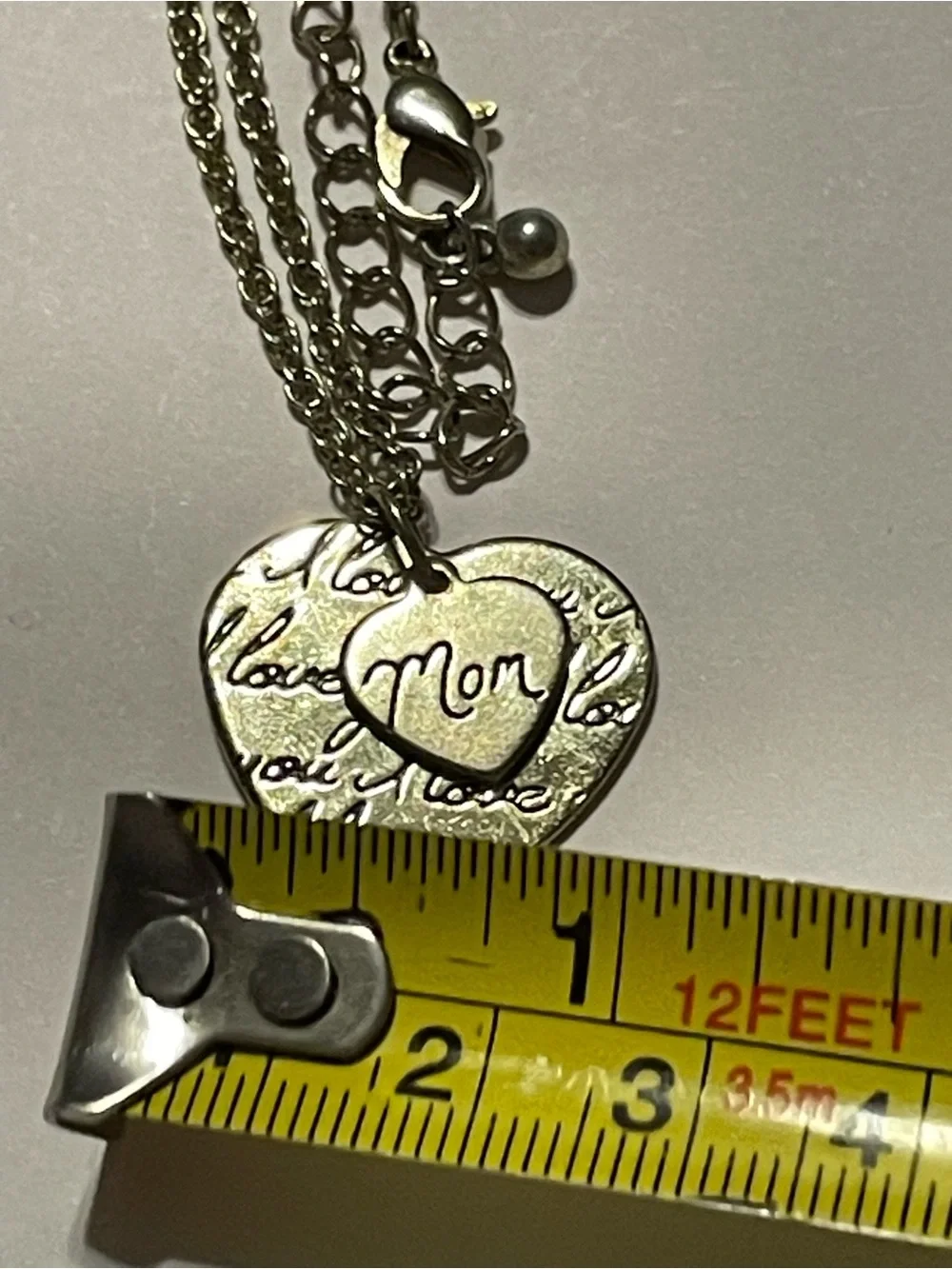 I Love You Mom Costume Necklace #0213